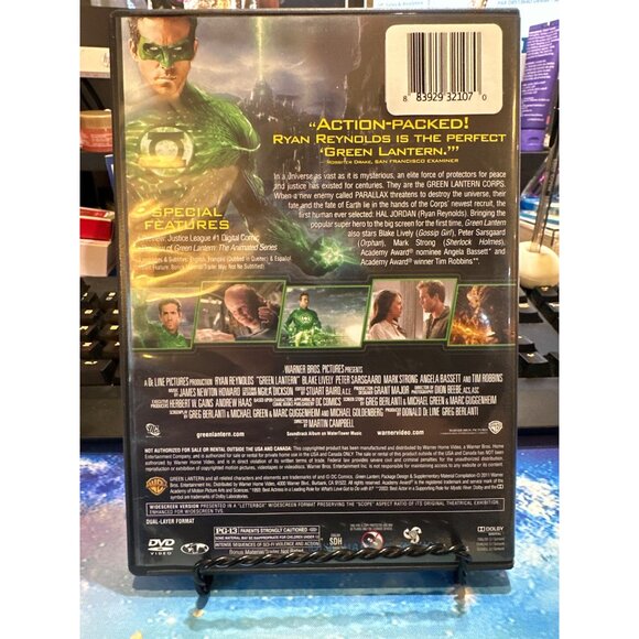 Green Lantern DVD PG13 Justice League Comics Super Hero Movie - Picture 2 of 4